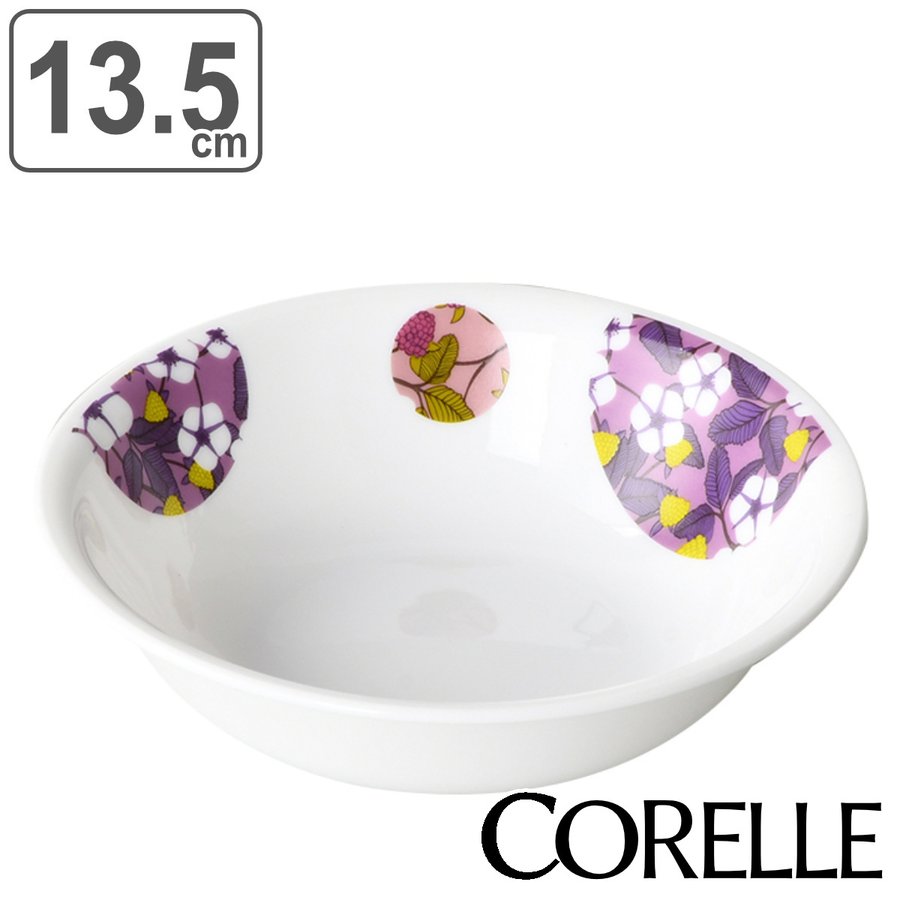 ボウル 13.5cm CORELLE コレール ボンボンフレール 強化ガラス （ 食洗