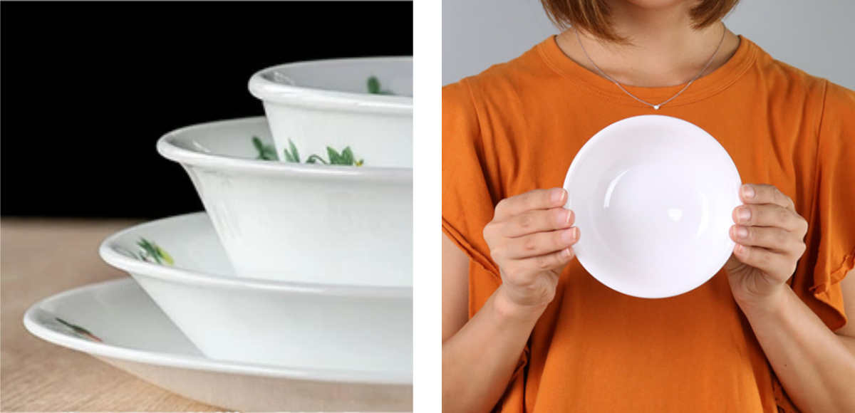 ボウル 14.5cm CORELLE コレール ボンボンフレール 強化ガラス （ 食洗