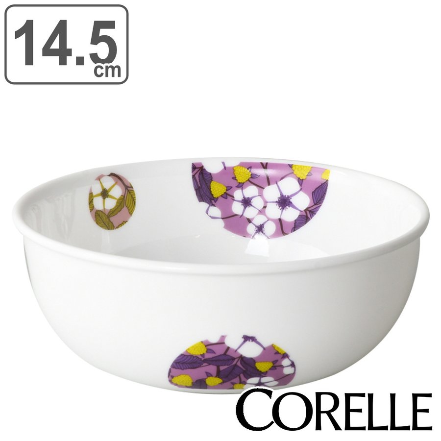 ボウル 14.5cm CORELLE コレール ボンボンフレール 強化ガラス （ 食洗