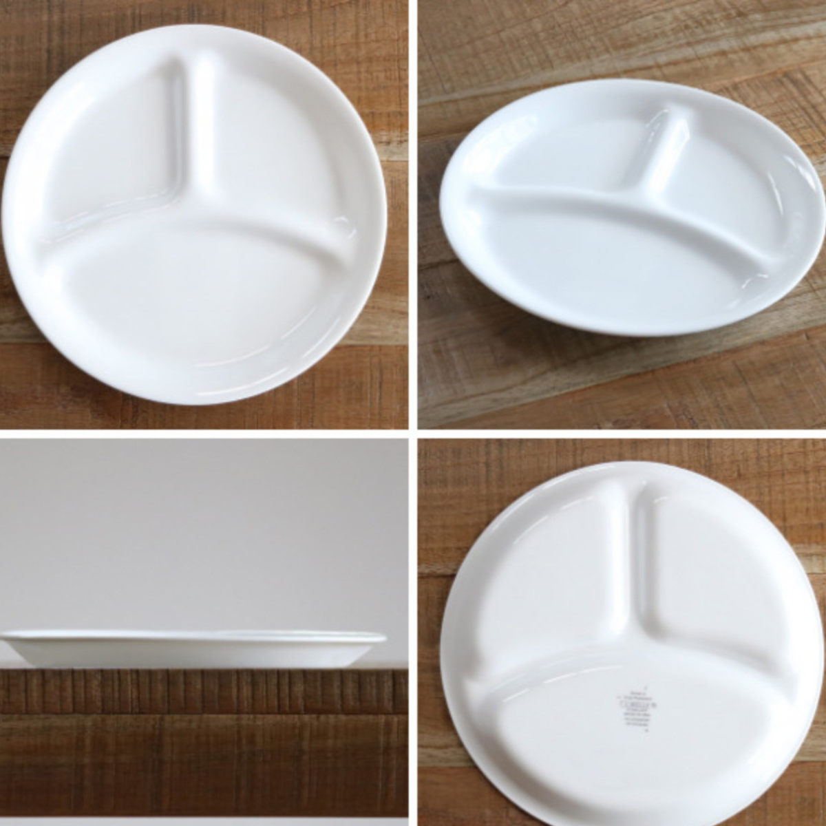 ランチプレート 21.5cm CORELLE ケイユクッカ 強化ガラス 5枚セット