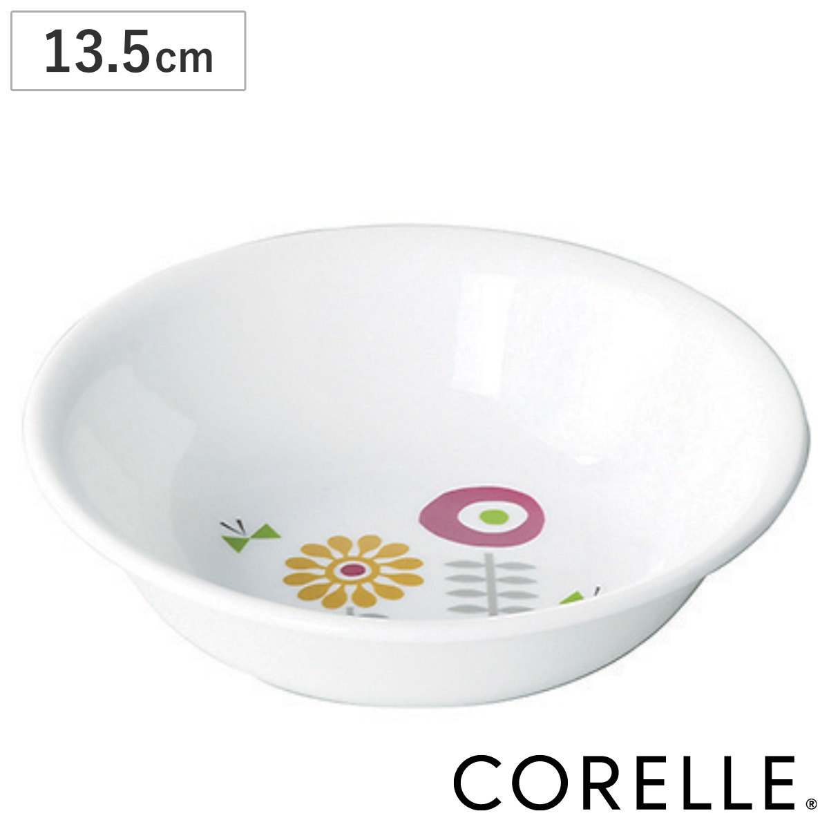 ボウル 13.5cm CORELLE ケイユクッカ 強化ガラス （ 食洗機対応 電子