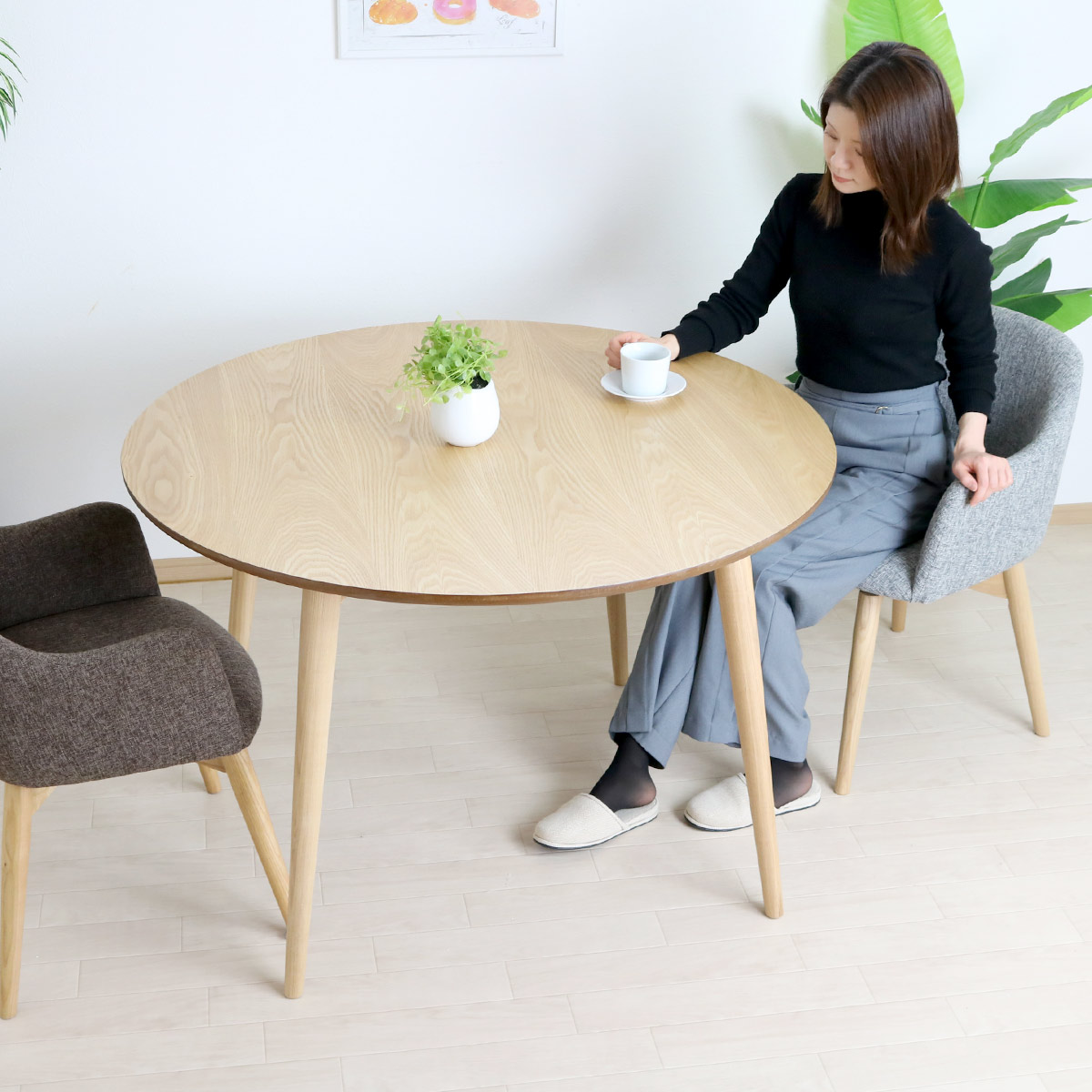 東谷 ダイニングテーブル 幅110cm 円型 （ 丸 テーブル 円形 ラウンド