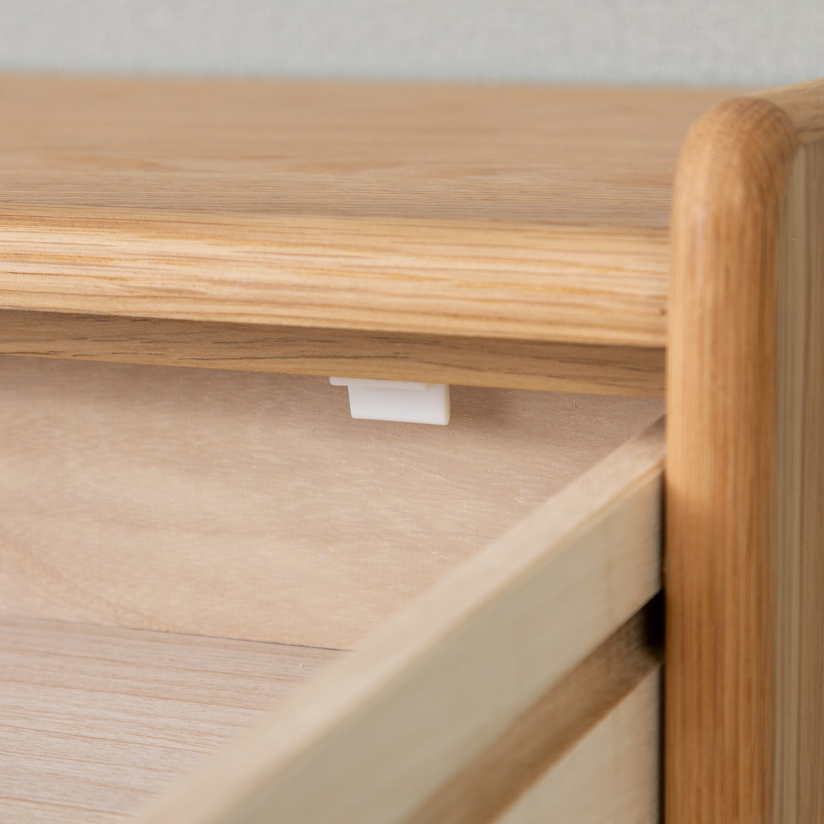 コンソール 引き出し 2段 北欧風 天然木突板 KICCA 幅65cm （ テーブル