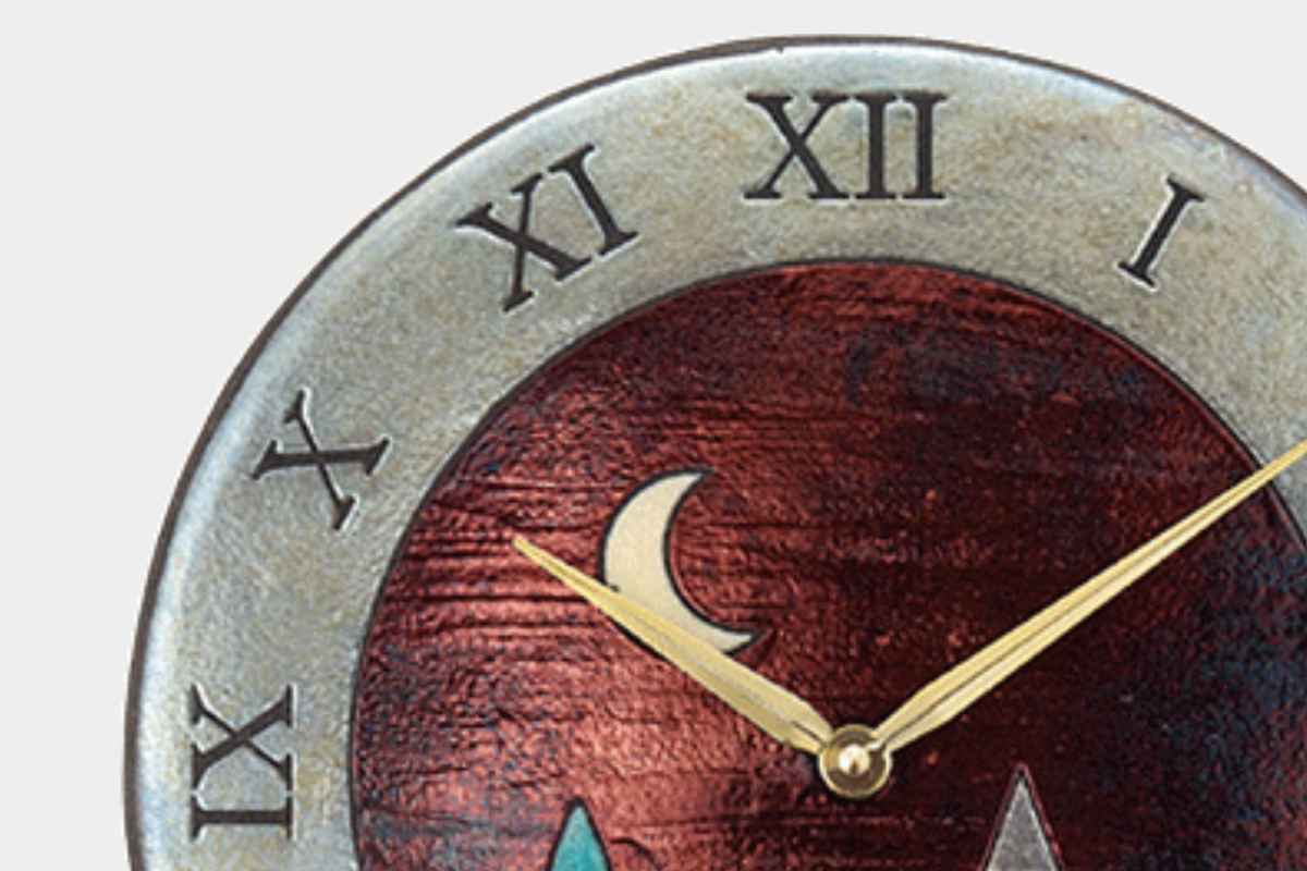 ✨美品✨ アントニア ザッカレラ 陶器 振り子付き 壁掛け 時計 イタリア製 ✨美品✨ アントニア ザッカレラ 陶器 振り子付き 壁掛け 時計