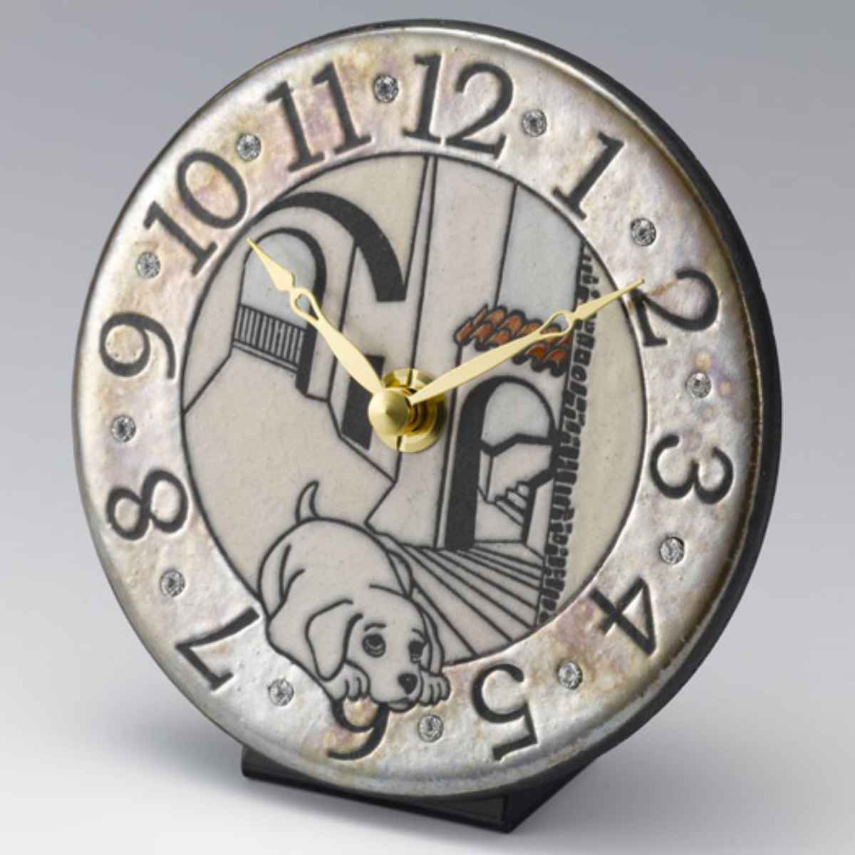 時計 置き掛け兼用 アントニオ・ザッカレラ アナログ Z907 （ 壁掛け