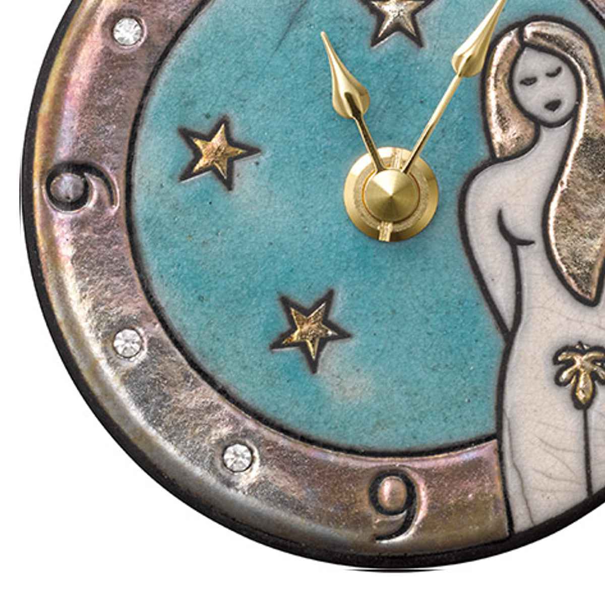 時計 置き掛け兼用 乙女座 アントニオ・ザッカレラ アナログ Z931