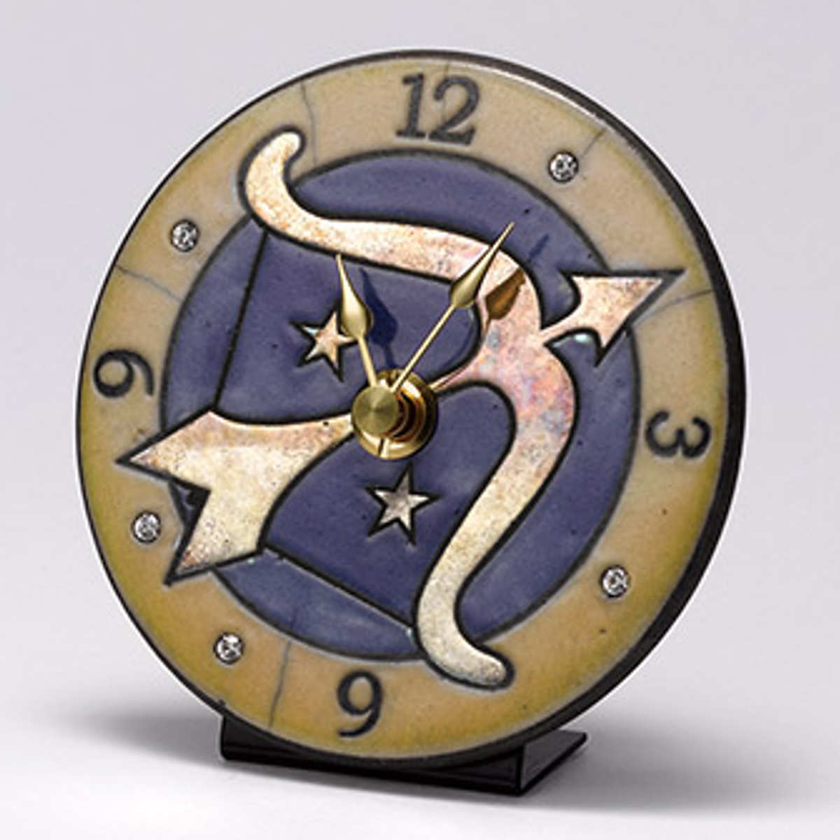 時計 置き掛け兼用 射手座 アントニオ・ザッカレラ アナログ Z934