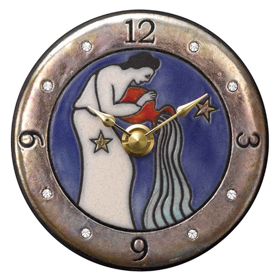 時計 置き掛け兼用 牡牛座 アントニオ・ザッカレラ アナログ Z927