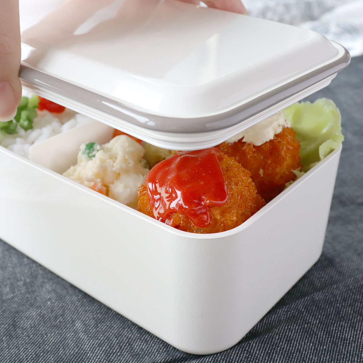 弁当箱 940ml 1段 レトロモーダ スクエアワイドランチ （ お弁当箱