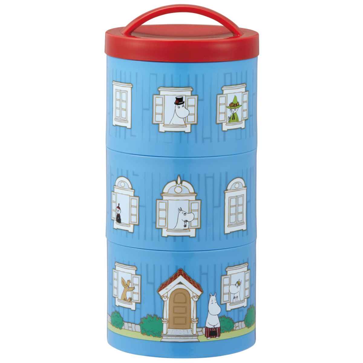 スケーター 弁当箱 3段 480ml ボトル型 ムーミン ハウス （ MOOMIN お