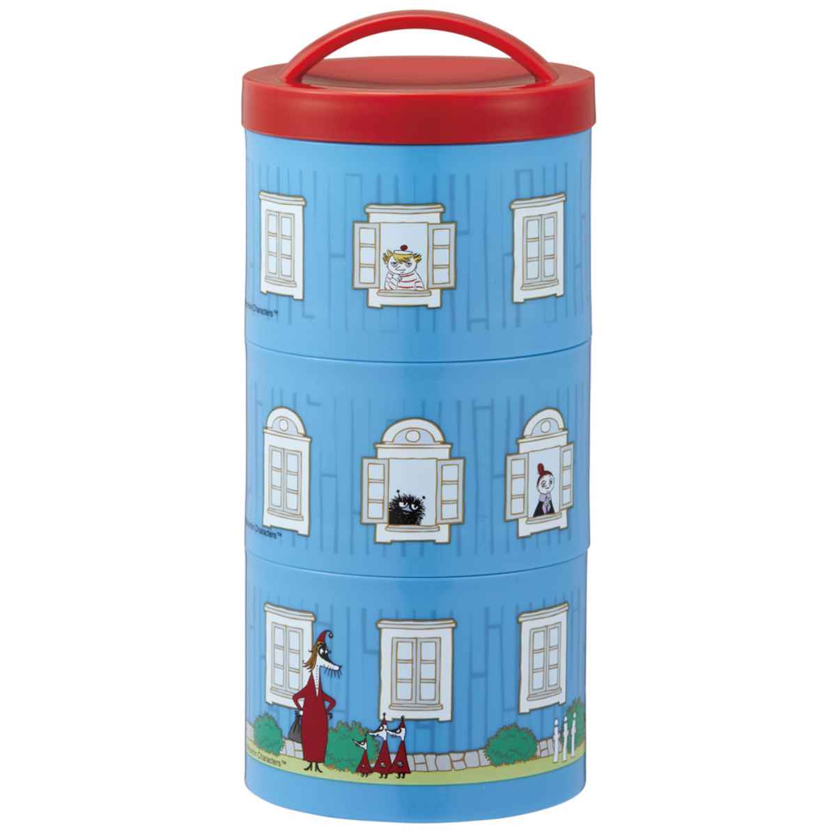 スケーター 弁当箱 3段 480ml ボトル型 ムーミン ハウス （ MOOMIN お