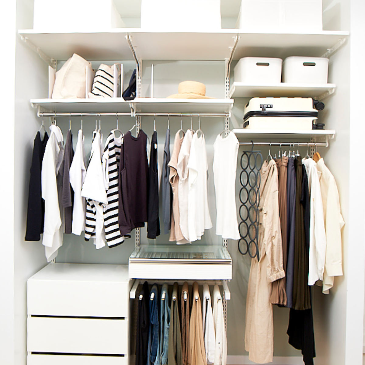 壁面収納Fitrackフィットラック_DIY_デッドスペース収納幅75×奥行30 バスケット ステンレス 幅75cm 奥行30cm フィットラック 壁面収納