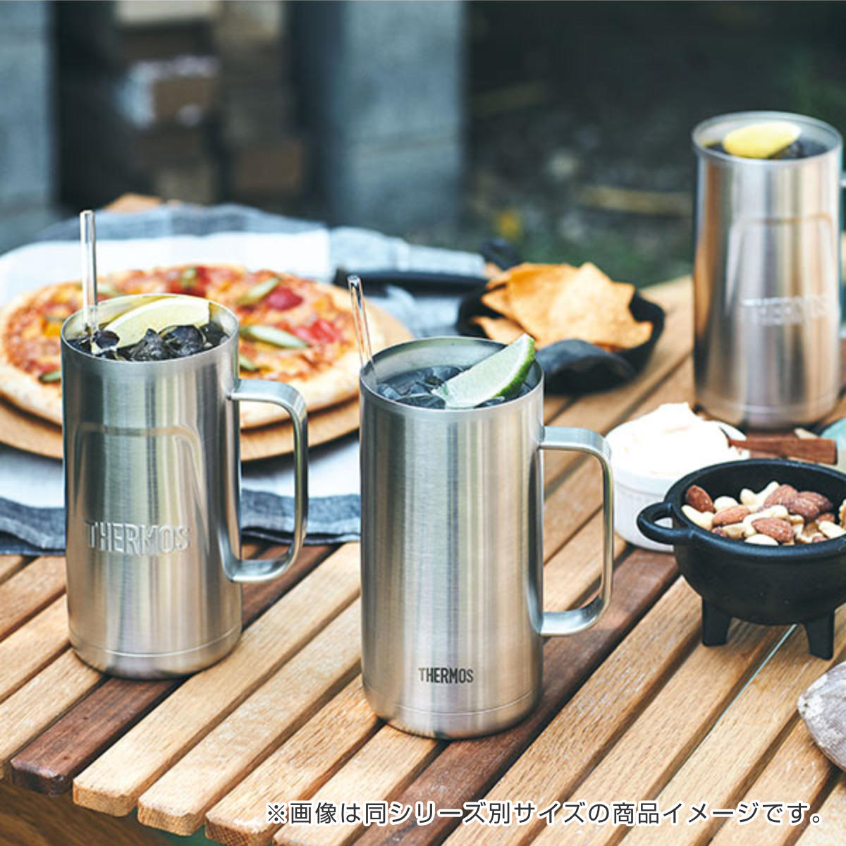 THERMOS（サーモス） ビールジョッキ 1L 真空断熱 ステンレス JDK-1000