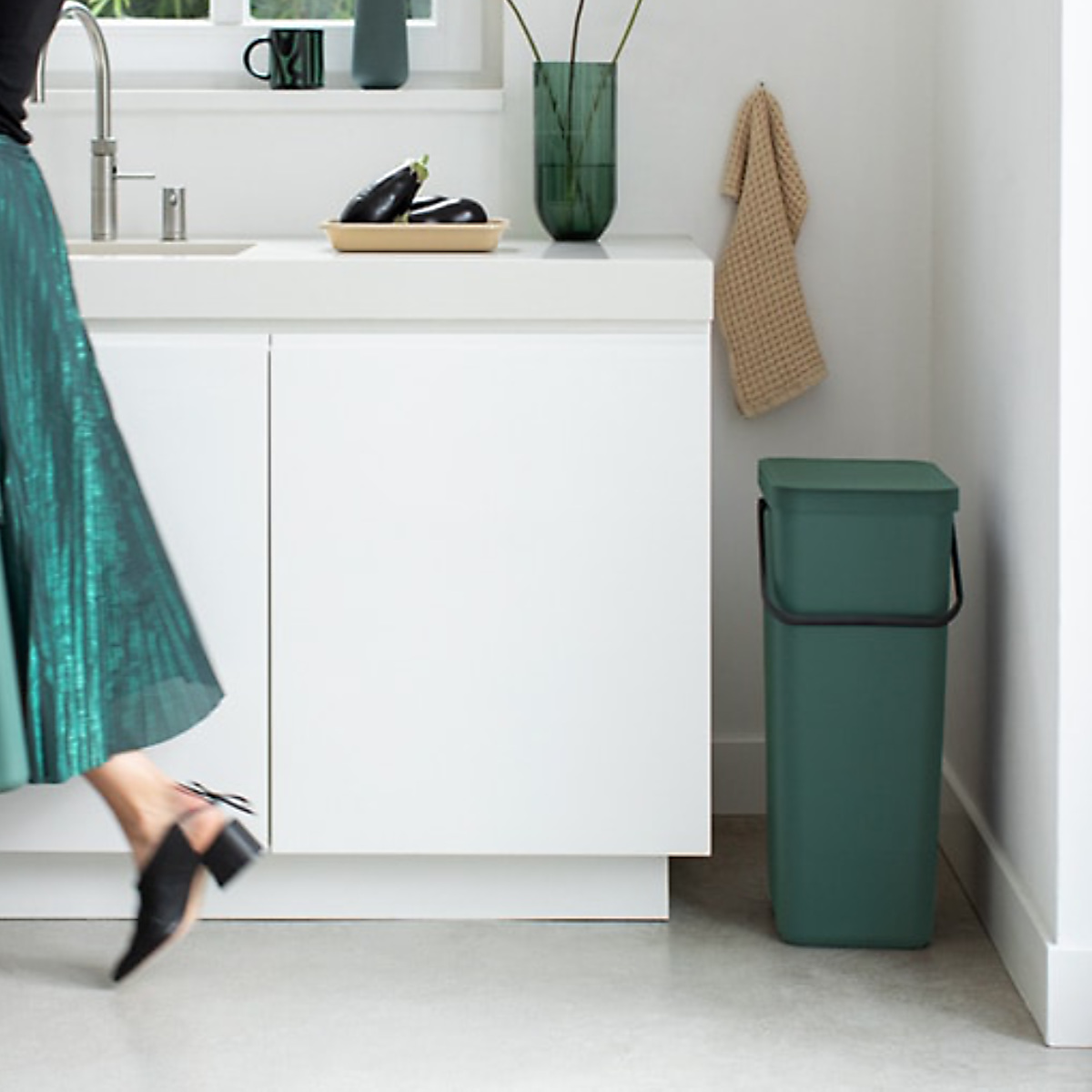 brabantia（ブラバンシア） ゴミ箱 40L ソート＆ゴー ふた付き