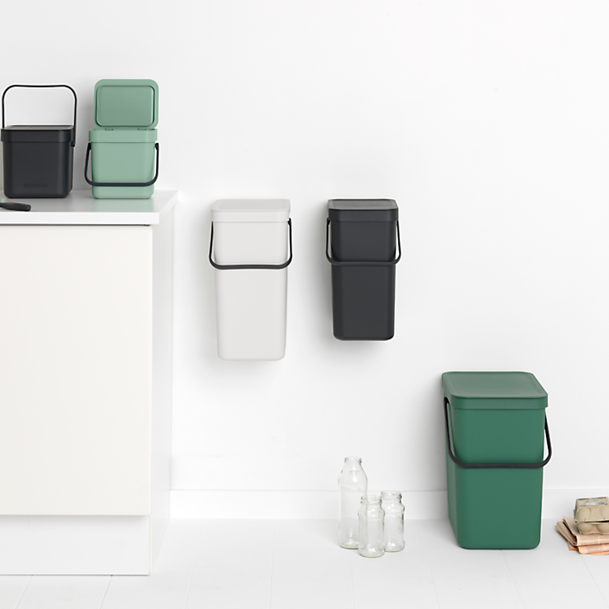 brabantia（ブラバンシア） ゴミ箱 40L ソート＆ゴー ふた付き