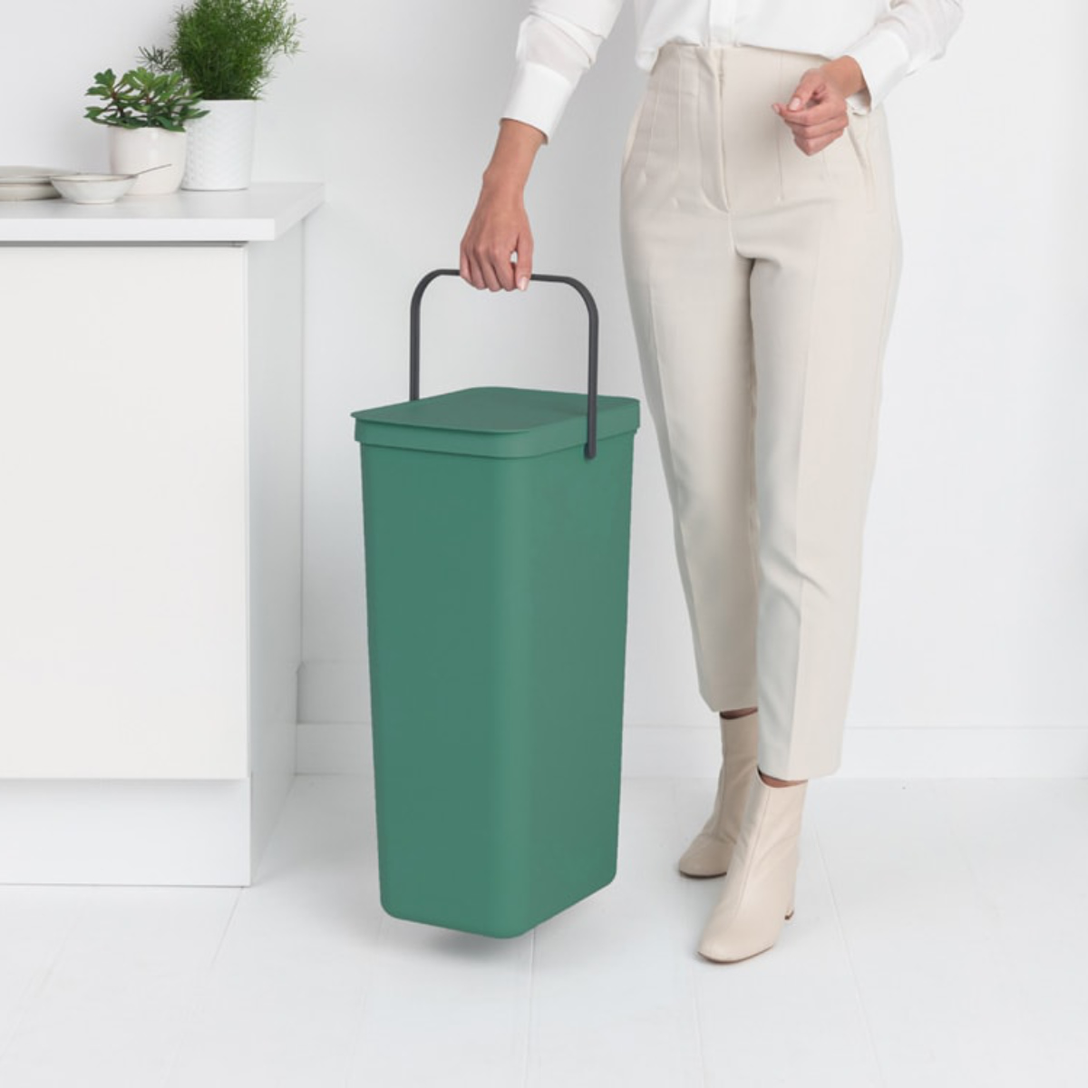 brabantia（ブラバンシア） ゴミ箱 40L ソート＆ゴー ふた付き