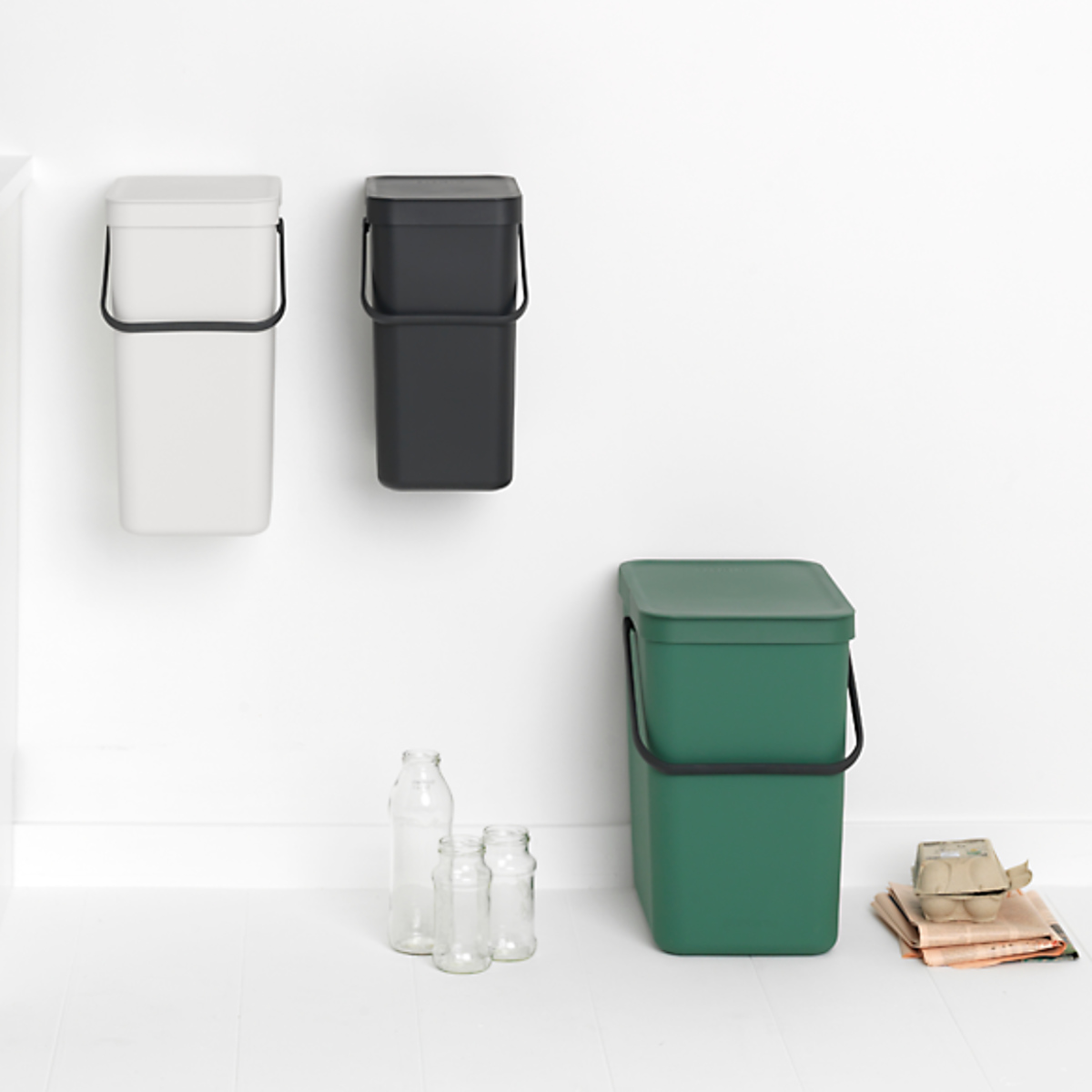 brabantia（ブラバンシア） ゴミ箱 25L ソート＆ゴー ふた付き