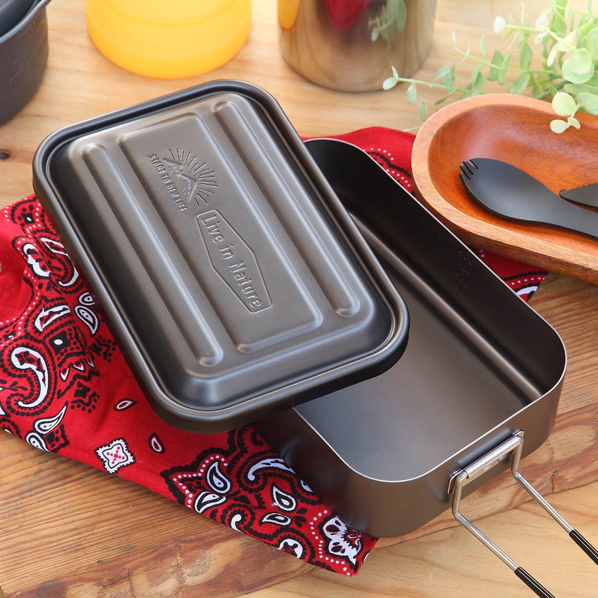 スケーター アルミメスティン 1000ml 目盛り付 LIVE IN NATURE