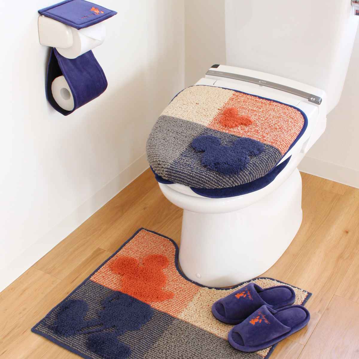 Disney（ディズニー） トイレットペーパーホルダー カバー ミッキー