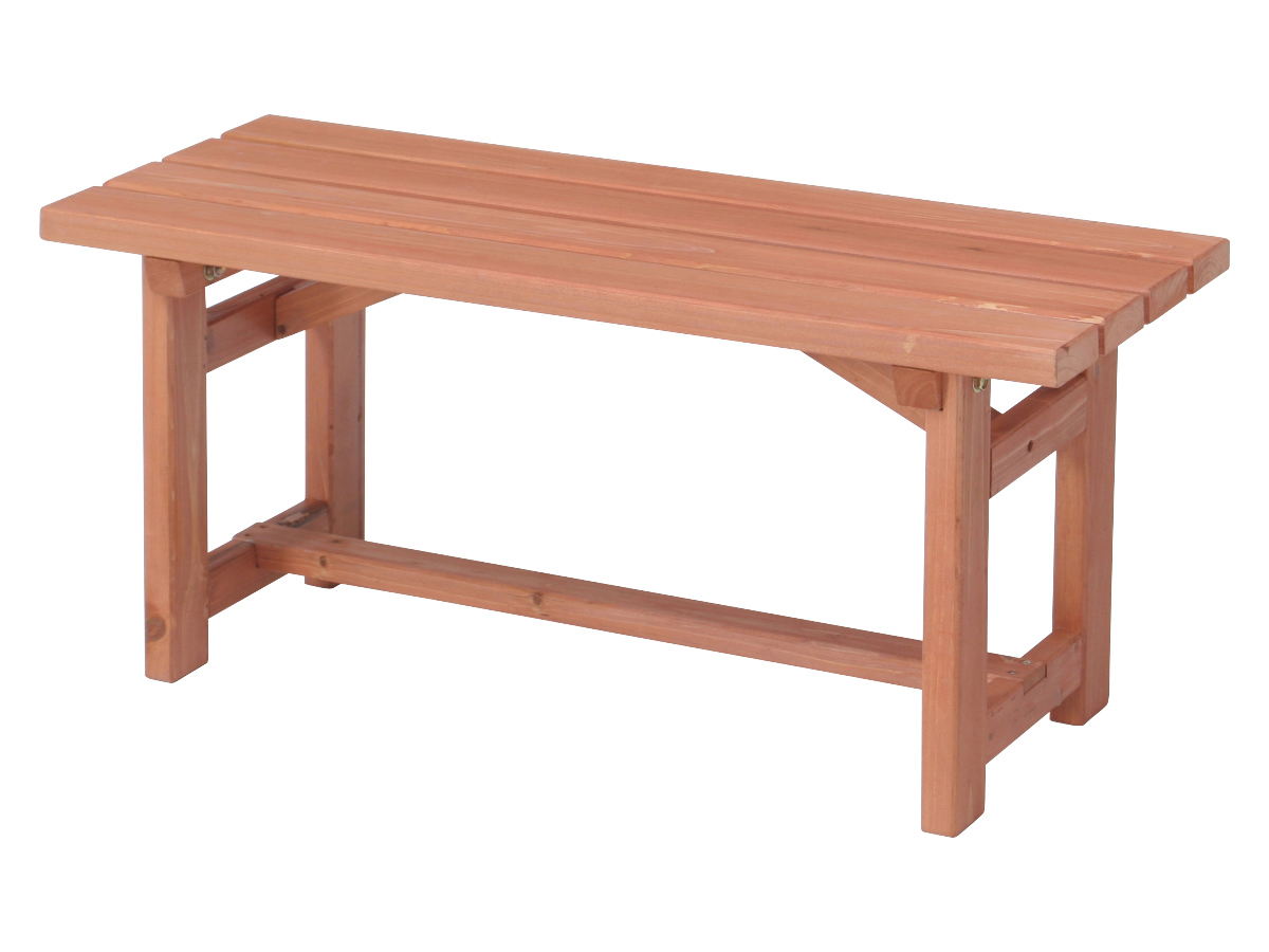 ガーデンベンチ 木製ベンチ 幅90cm （ ベンチ 木製 屋外 ウッドチェア