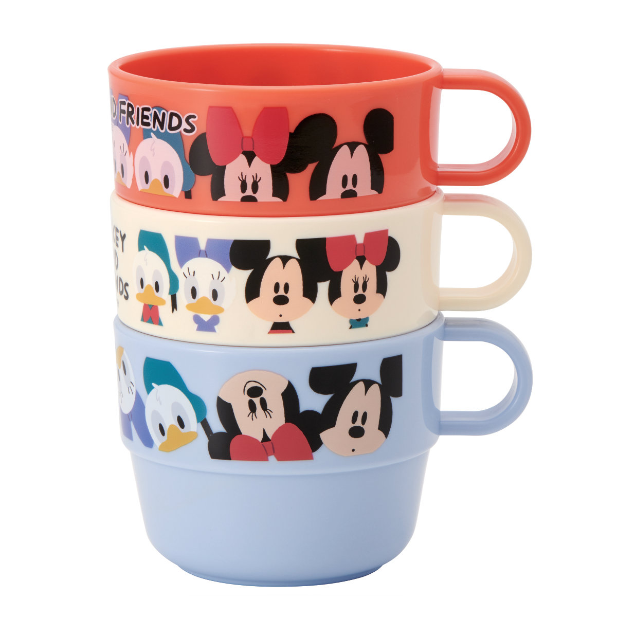 Disney（ディズニー） コップ 220ml 3個入り スタッキング ミッキー