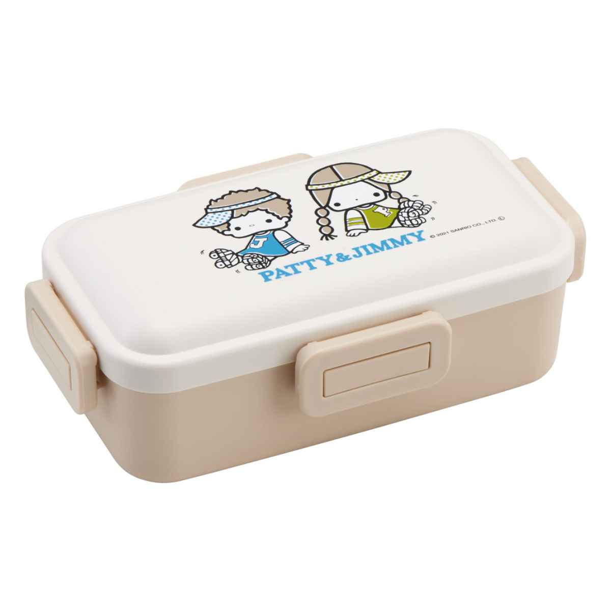 スケーター 弁当箱 1段 530ml 抗菌 ふわっと PATTY&JIMMY レトロ 