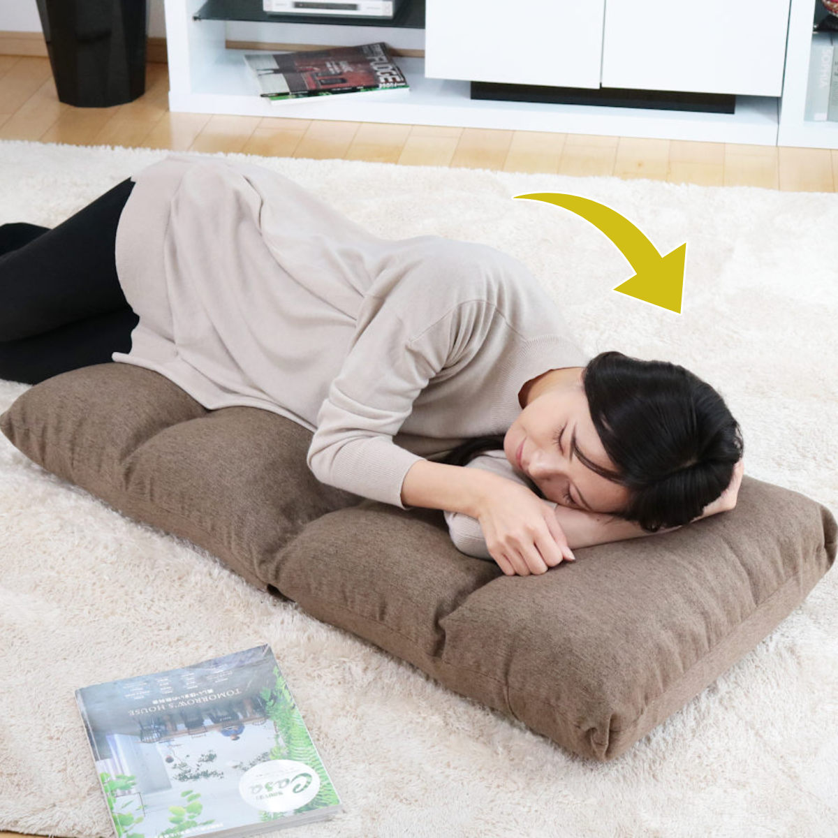 座椅子 幅47cm リクライニング 14段階 高反発 ウレタン ファブリック