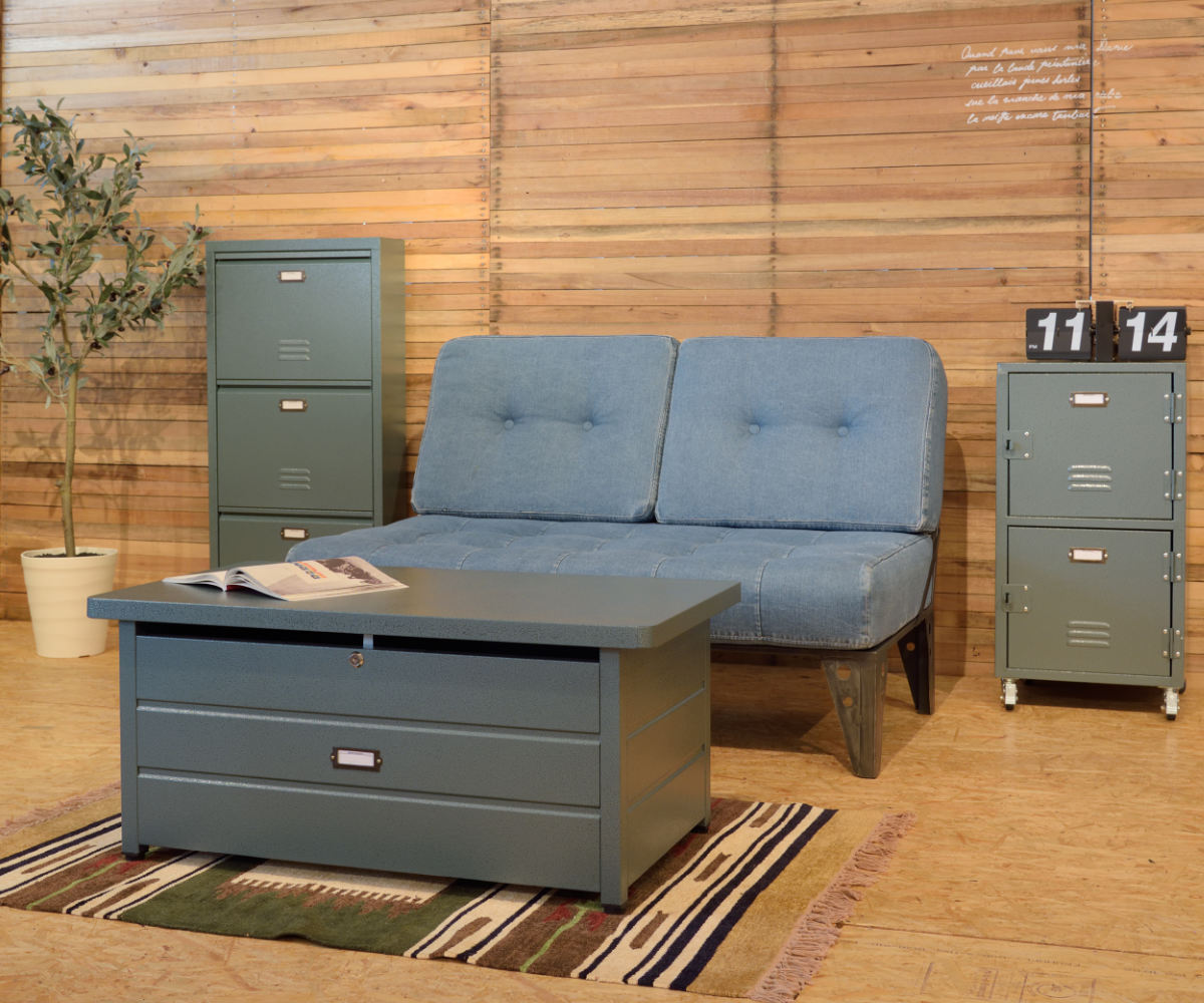 東谷 シューズラック 4段 RALD グリーン 幅50cm （ ラルド スリム