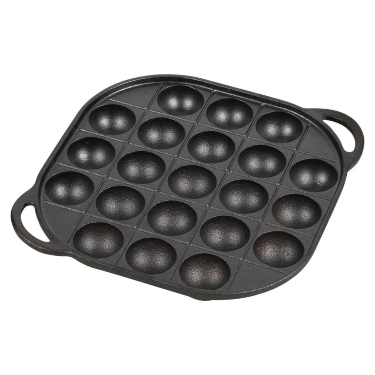パール金属 たこ焼きプレート 21穴 スプラウト 鉄鋳物製 （ 直火 ガス