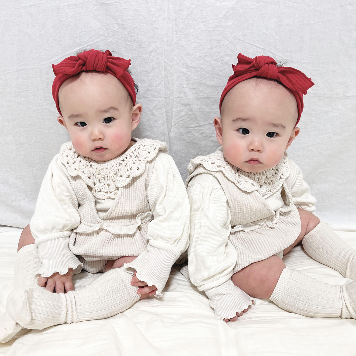 lien de famille（リヤンドファミーユ） ヘアバンド リブ ベビー