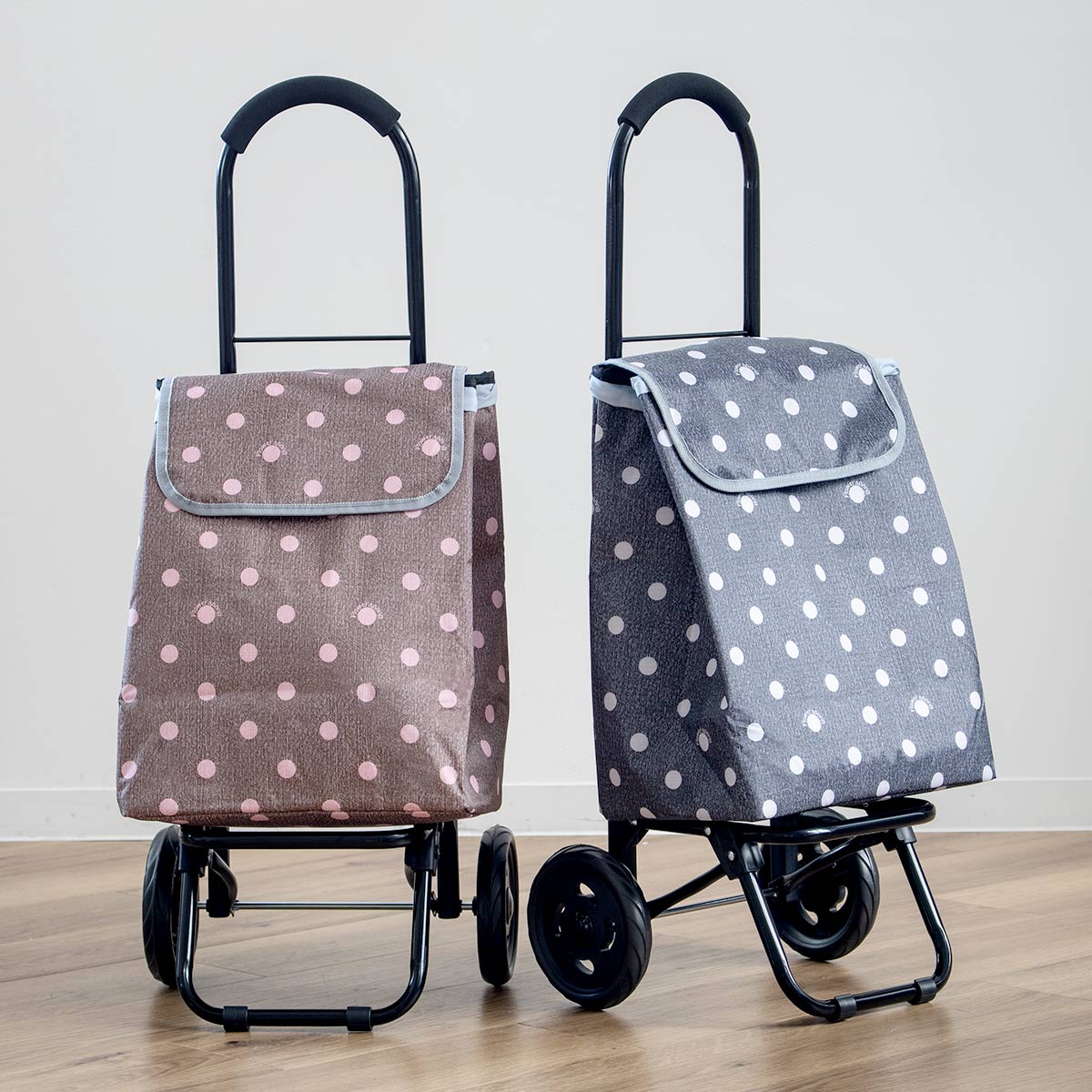 ショッピングカート CHARMISS 水玉 28L 大容量 （ キャリーカート