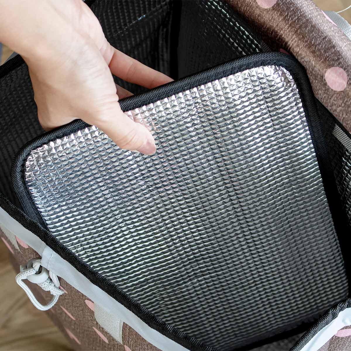 ショッピングカート CHARMISS 水玉 28L 大容量 （ キャリーカート