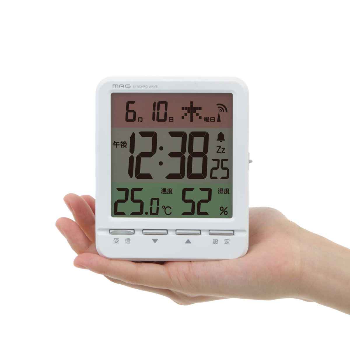 時計 MAG 電波 目覚まし スペクトル デジ...の詳細画像4