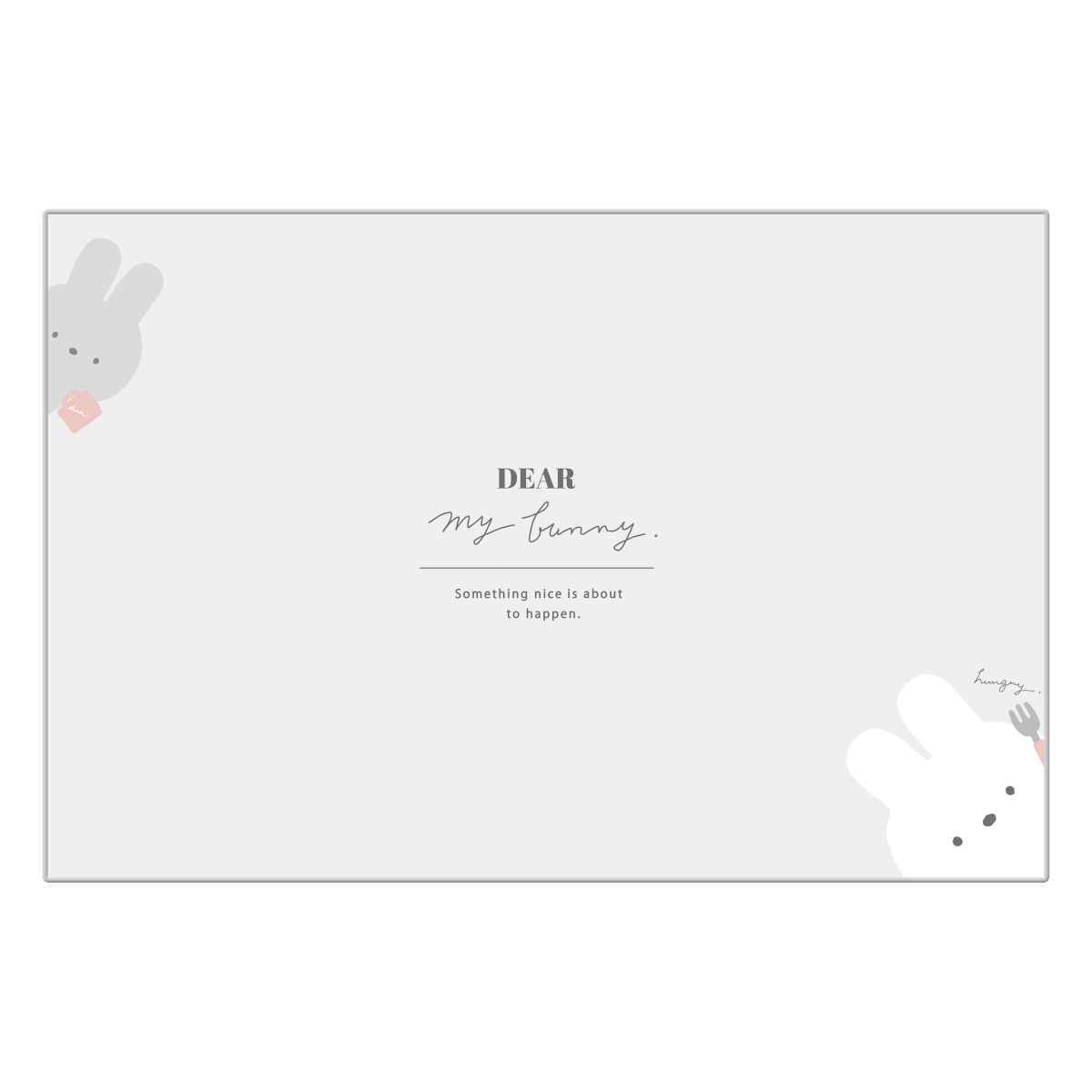 ランチクロス 40×60cm ディアマイバニー うさぎ （ ナフキン
