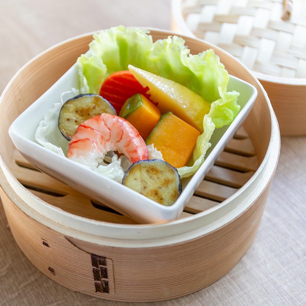 中華セイロ 2段 直径15cm （ 蒸し器 杉 木製 蒸籠 セイロ 蒸篭 蒸し