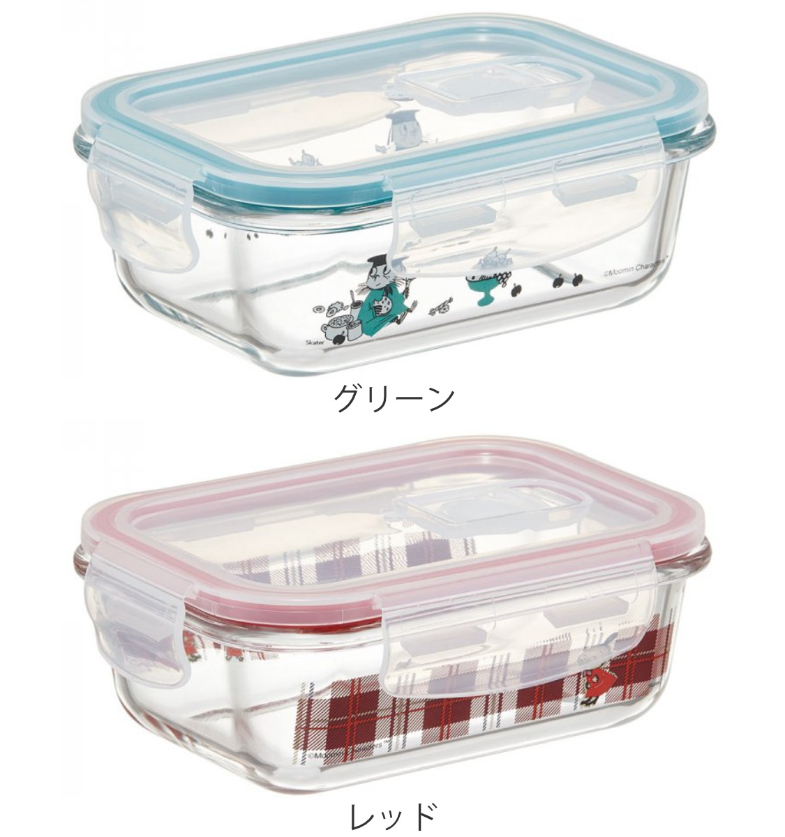 スケーター 保存容器 ガラス S 370ml ムーミン キッチン （ ガラス保存