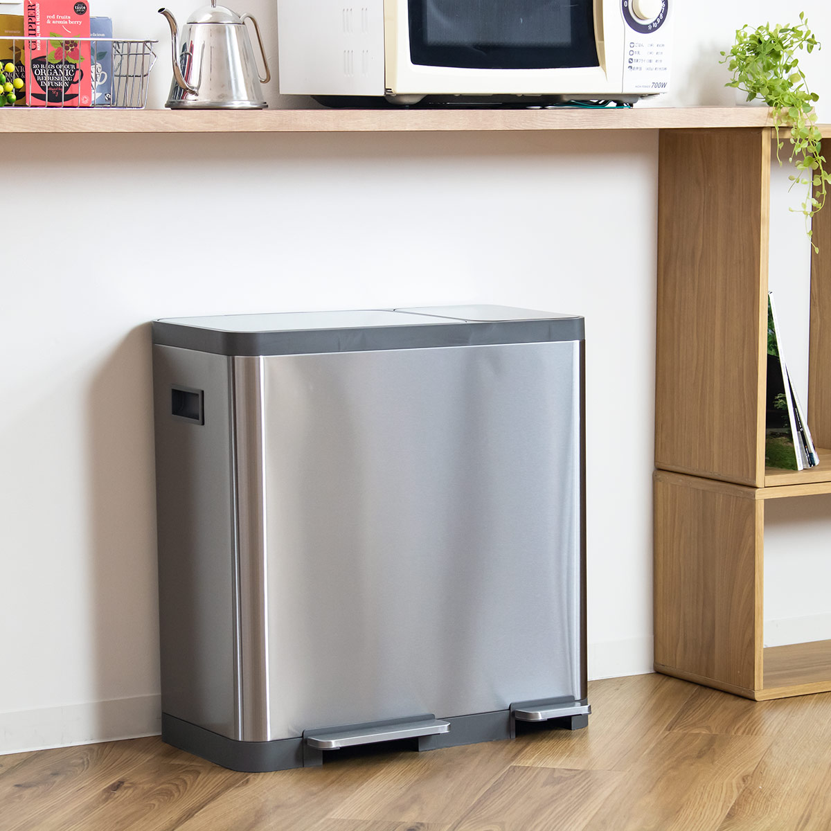 【蕎麦だて】ゴミ箱 楽天市場】マラソン開催中 分別ごみ箱 【 ソロウ ペダルオープン