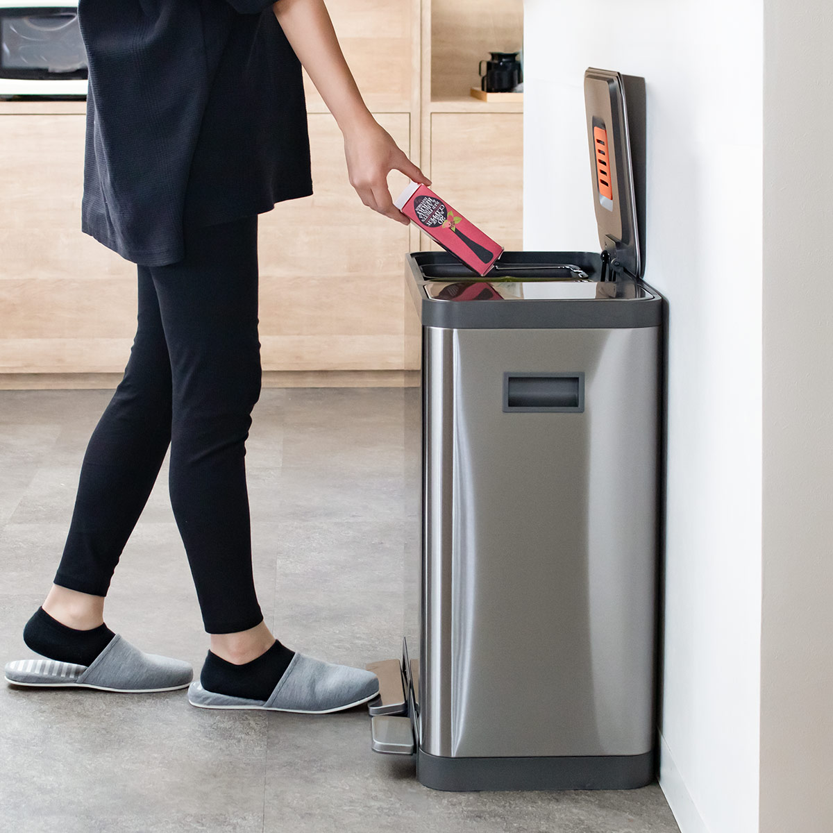 OPUS（オーパス） ゴミ箱 16L×3 分別 JAVA BASE トリプル