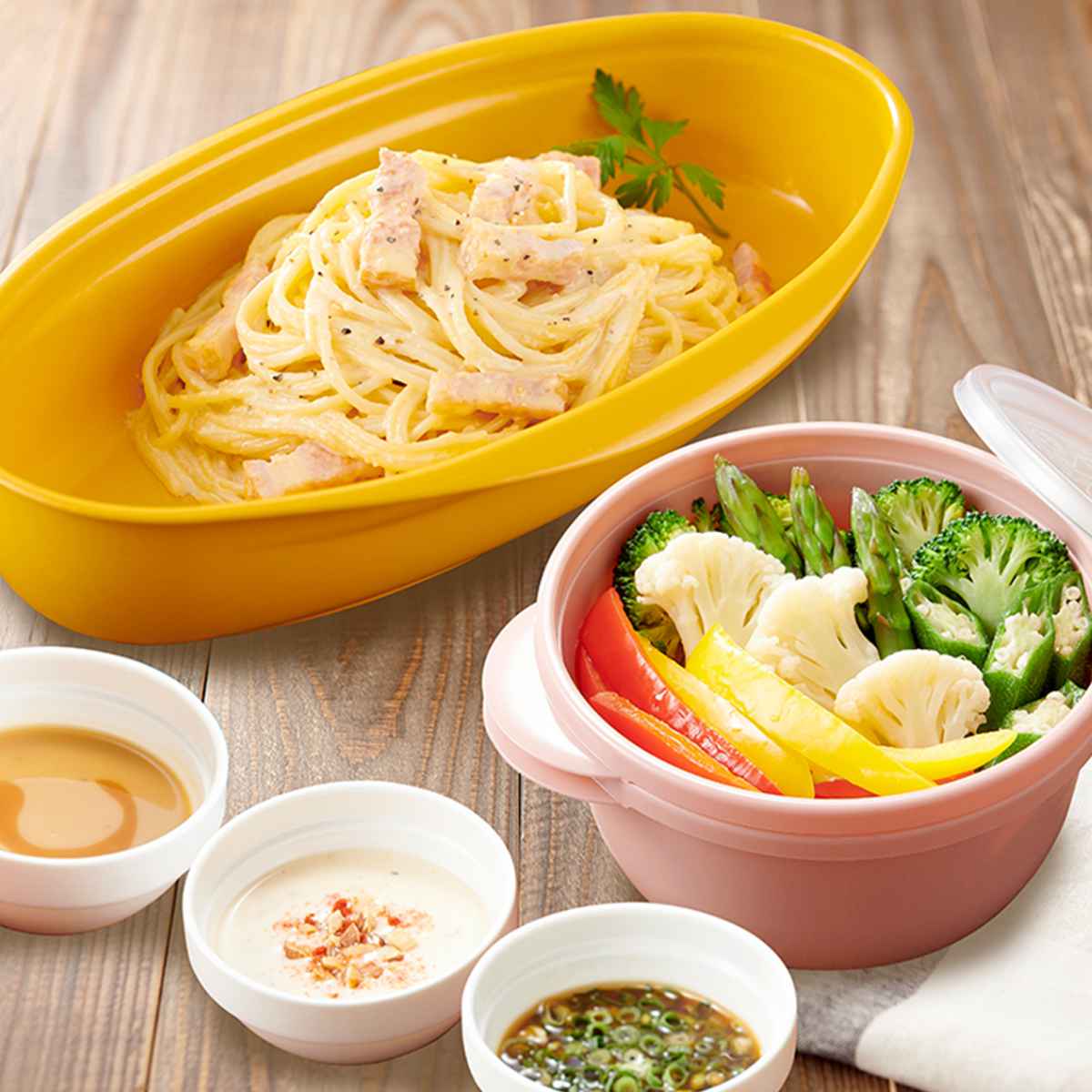 EBiSU（エビス） 電子レンジ 調理器具 お皿になるレンジでパスタ