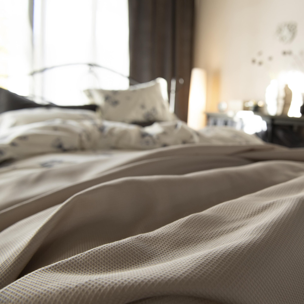 マルチカバー Fab the Home 210×270cm L ハニカム ワッフル 綿100