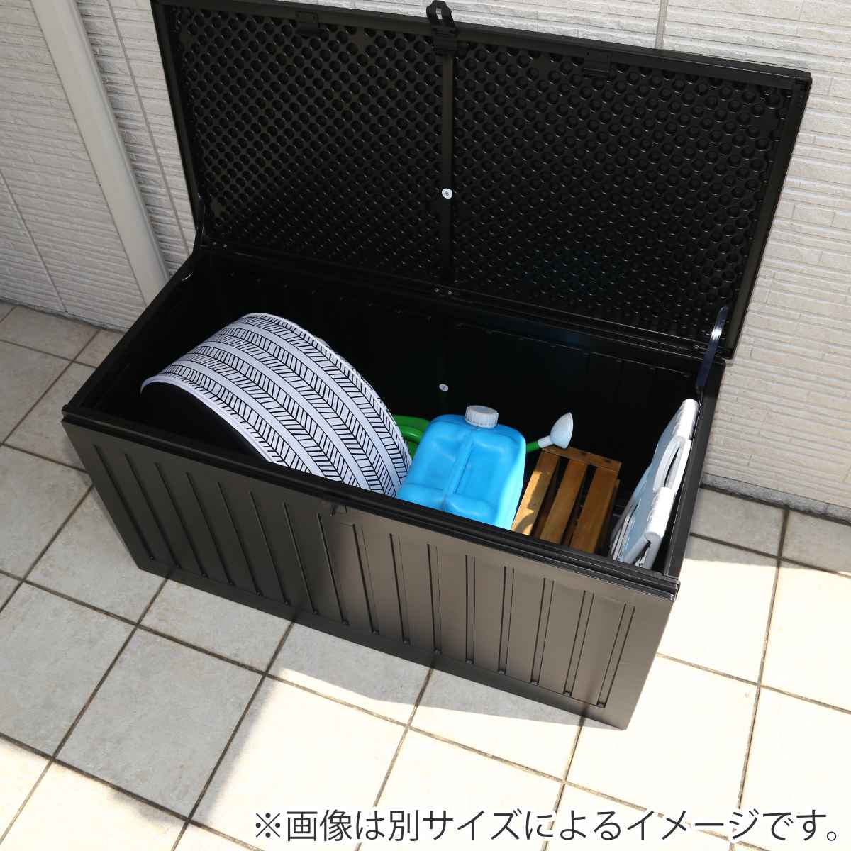 【サイズ:190L】不二貿易(Fujiboeki) 収納ベンチ 収納ボックス 幅 Amazon.co.jp: 不二貿易 物置 190L 屋外 収納庫 鍵穴つき 収納ベンチ