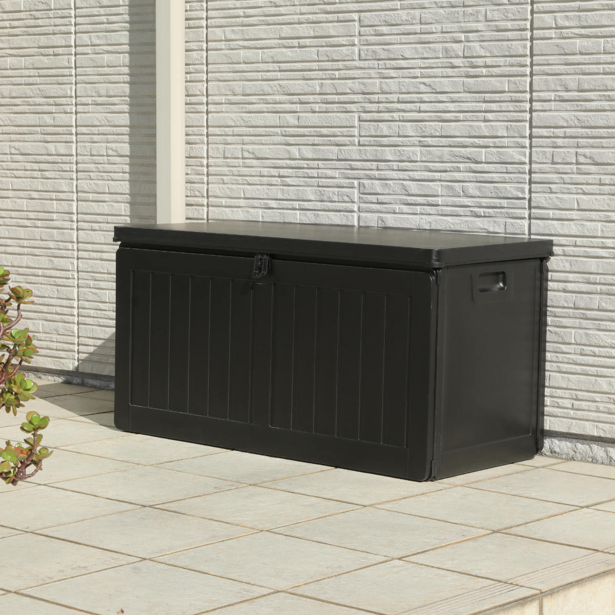 不二貿易（Fuji Boeki） ガーデンベンチ 収納BOXベンチ 190L （ ベンチ