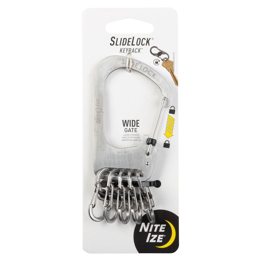 カラビナ スライドロックキーロッカー （ ナイトアイズ NITEIZE SLIDELOCK KEYRACK エスビナー S-BINER Sビナー カラビナー ）