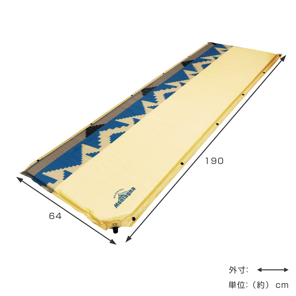 HAC（ハック） キャンプマット インフレーターマット ナバホ柄