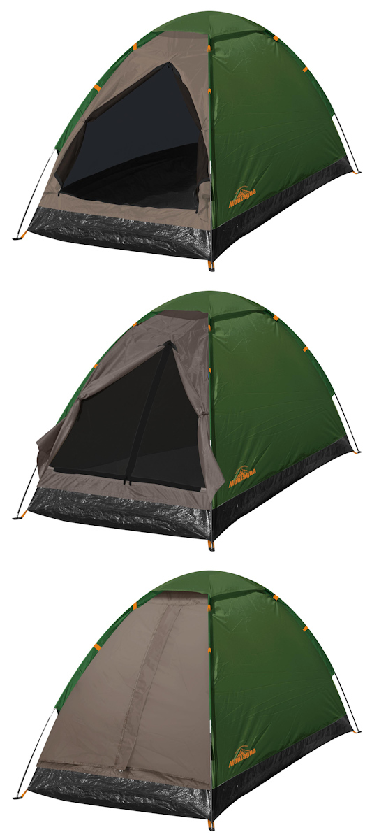 HAC テント 1人用 組立式ドームテント 幅95×奥行195×高さ90cm