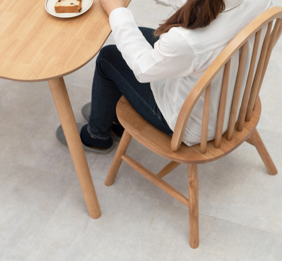 HAGiHARA（萩原） ダイニングテーブルセット 4人掛け 5点セット