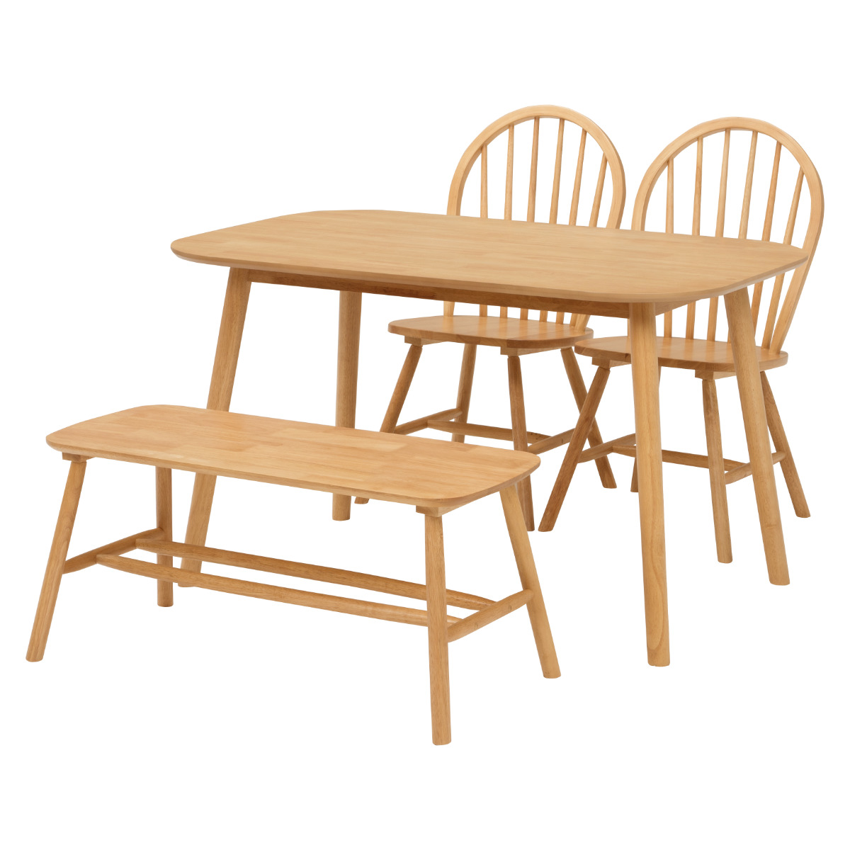 HAGiHARA（萩原） ダイニングテーブルセット 4人掛け 4点セット