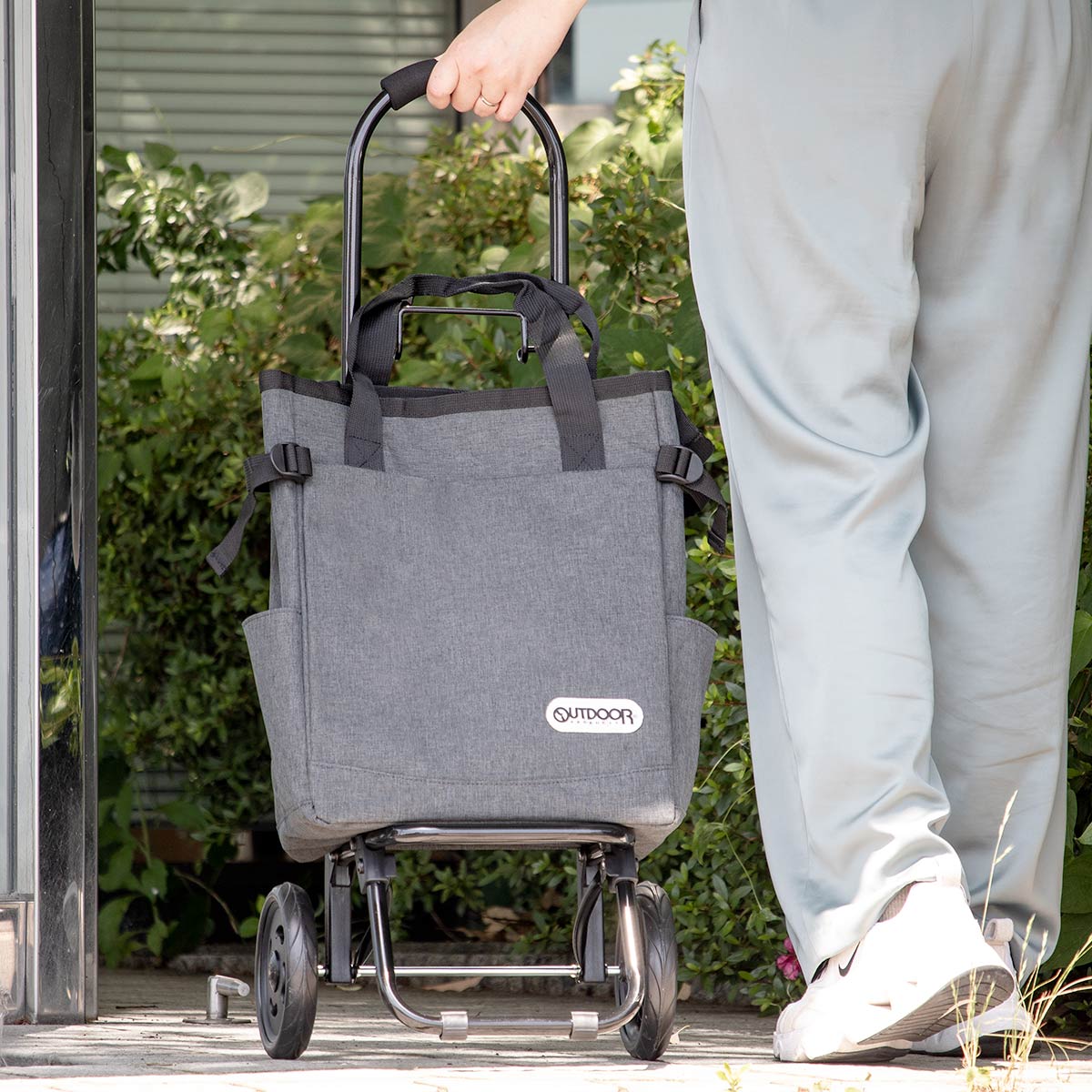 ショッピングカート OUTDOOR PRODUCTS 2WAY 折りたたみ 大容量 軽量