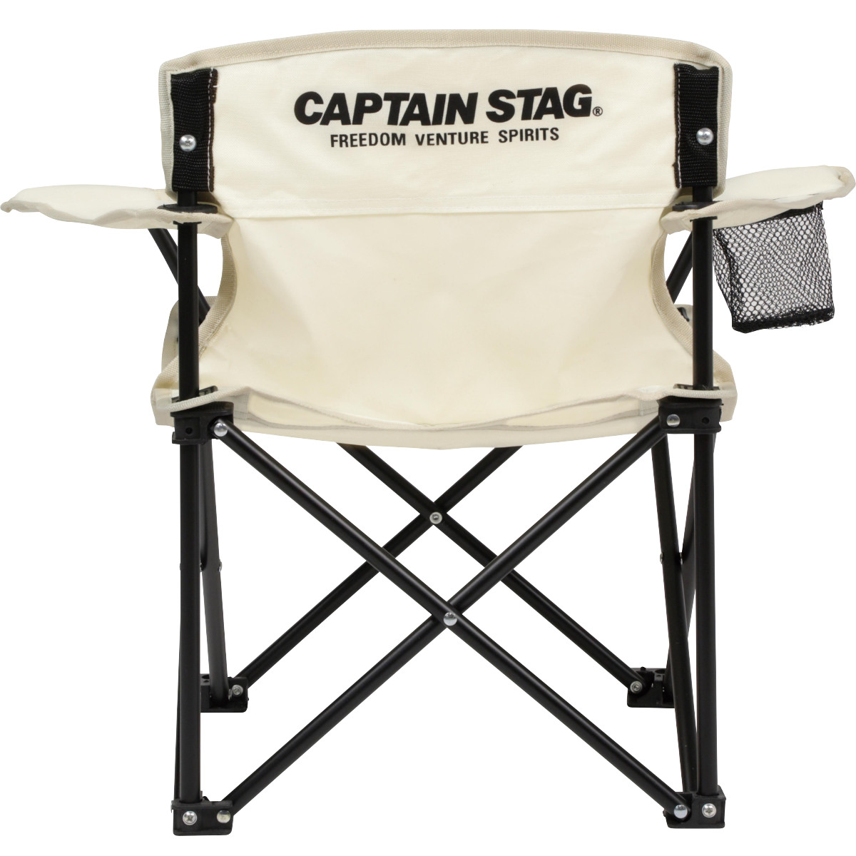 ゆうちゃん　CAPTAIN STAG アウトドアチェア 【A】【B】2脚 パール金属 アウトドアチェア CAPTAIN STAG 棚モック付ラウンジ