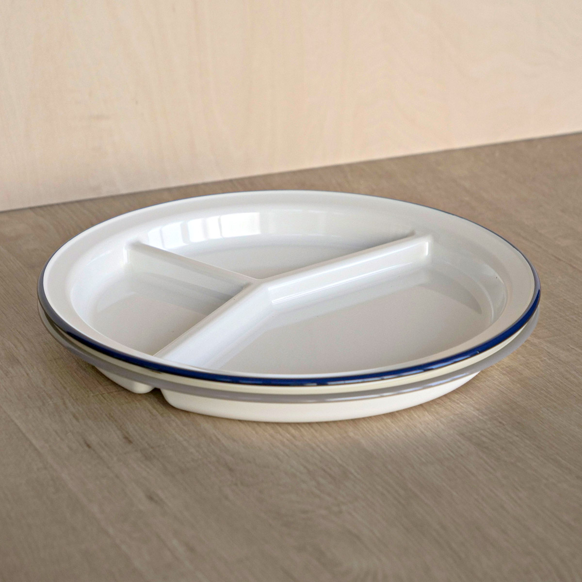 ランチプレート 26cm レトロモーダ プラスチック （ 食洗機対応 電子
